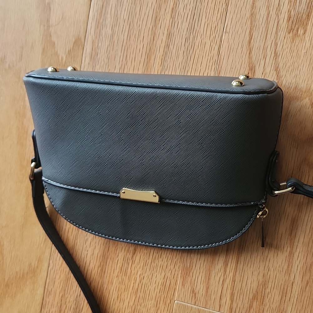 Mini crossbody dome handbag Gray - Picture 9 of 15